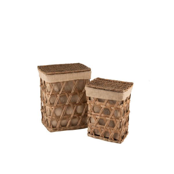 Sansibar Home 2-tlg. Korb-Set aus Korbgeflecht | Wayfair.de